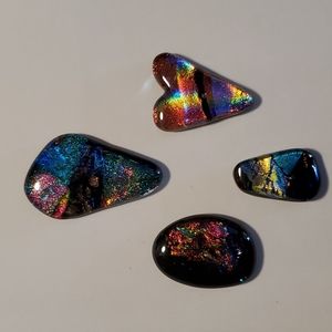 Dichroic Glass Pieces